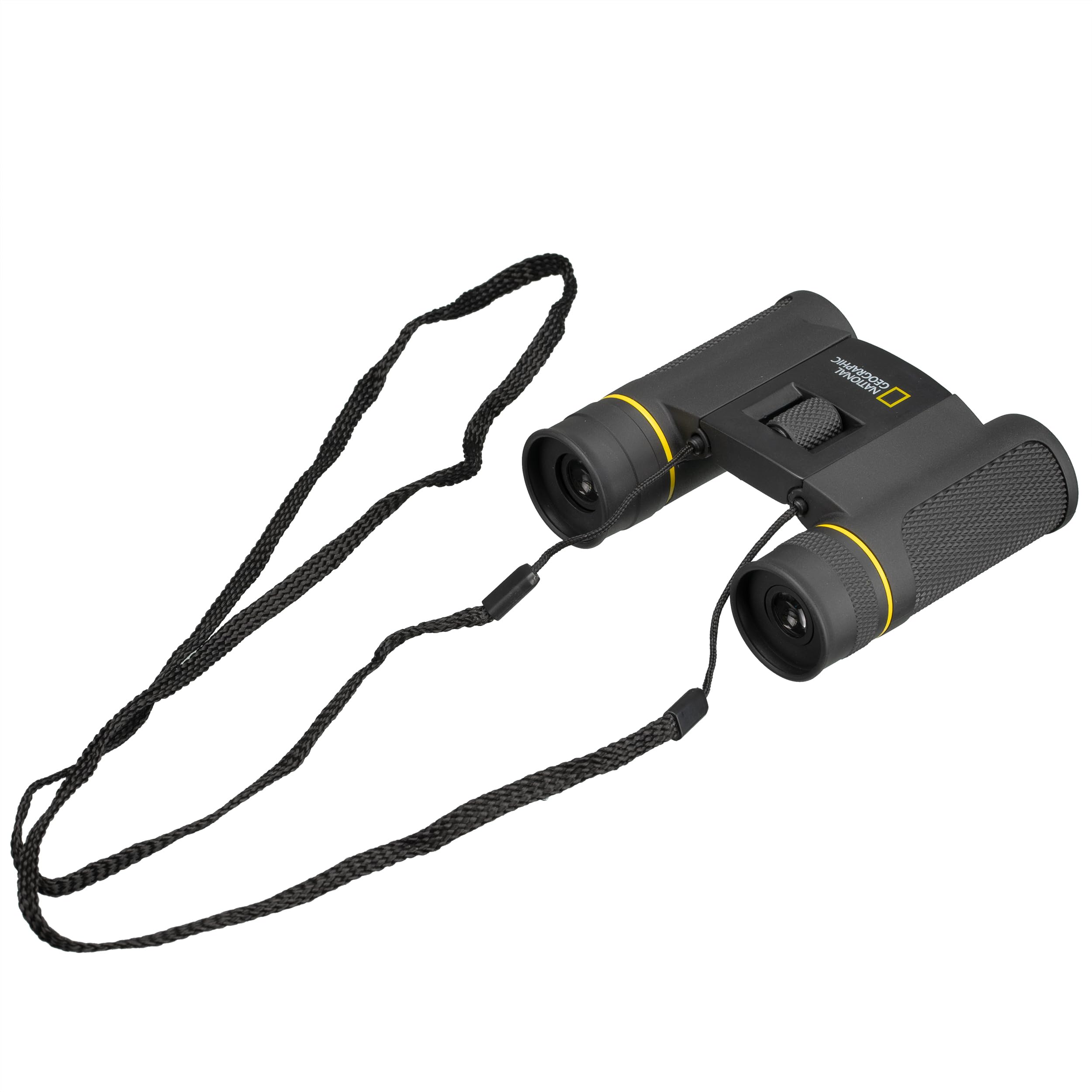 National Geographic Binocolo tascabile 8 x 21 con conchiglie pieghevoli per portatori di occhiali, gommatura, rivestimento completo, funzione pieghevole e borsa per il trasporto