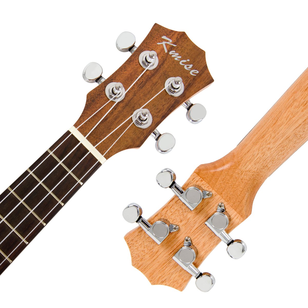 Kmise Konzert Ukulele Hawaii Gitarre 58,4 cm 18 Bünde mit Fichte Palisander