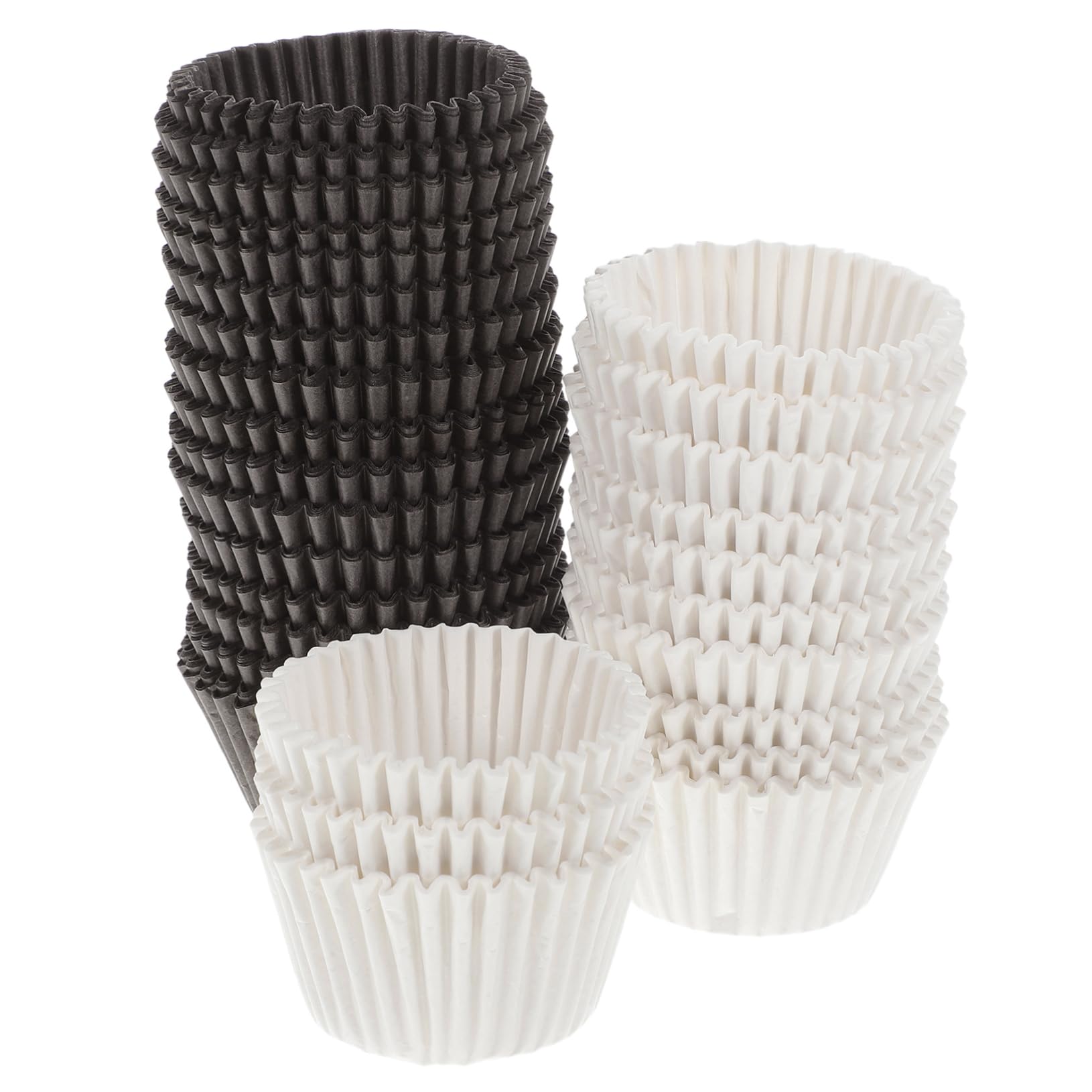 PRETYZOOM 1000 Unidades de Capacillos para Cupcakes para Hornear y Envoltorios de Muffins de Papel sin Pérdida de Color ni Olor Ideales para Fiestas Infantiles y Meriendas