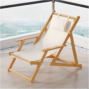 Amazon.com: Beach Sling Patio Chair Outdoor Folding Deck