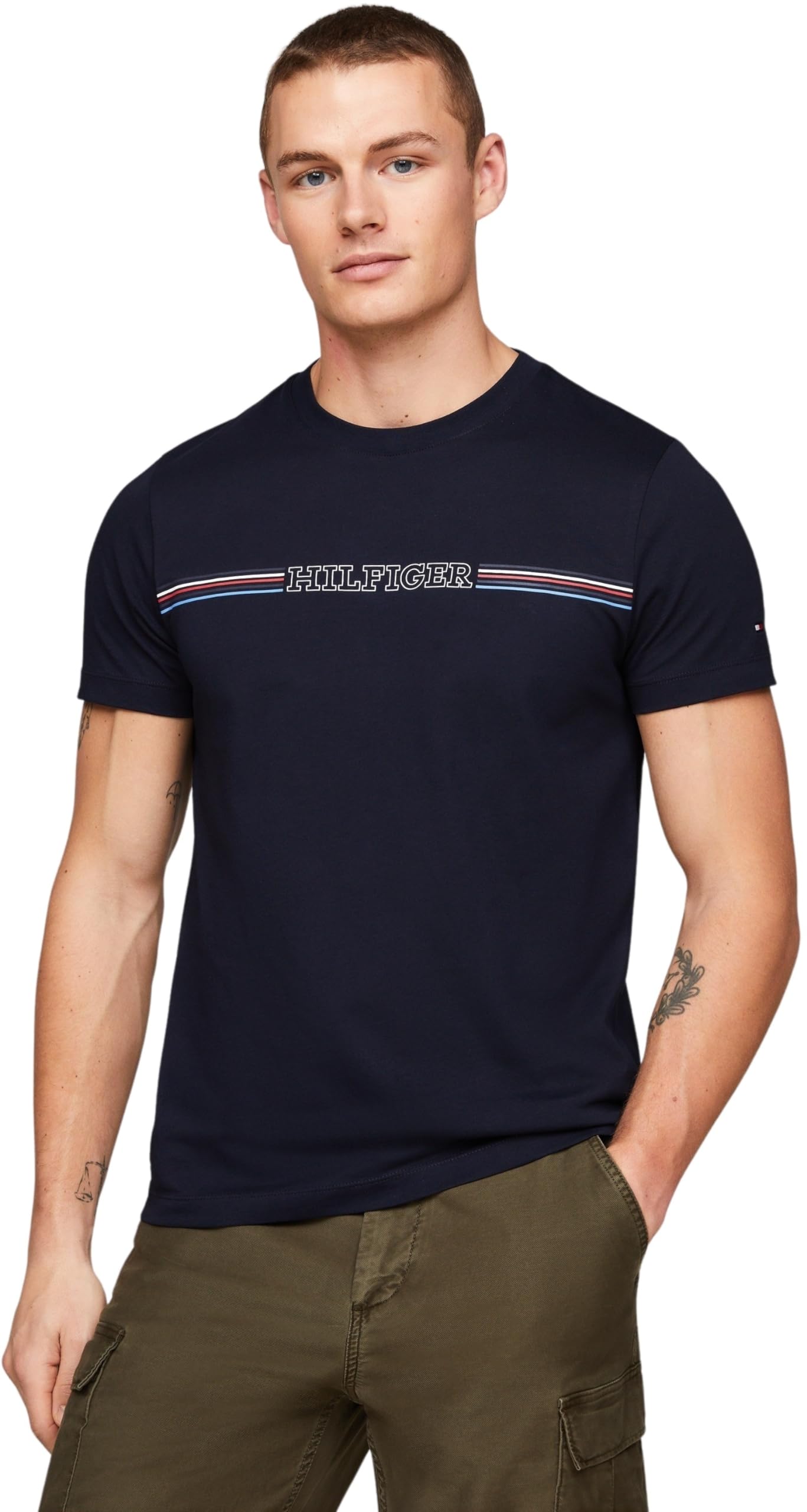 Tommy Hilfiger Camisetas de Manga Corta para Hombre