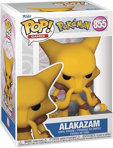 Miniatura 3 de Pokemon - Figura de vinilo de Alakazam Pop! (incluye funda protectora compatible con Pop Box)