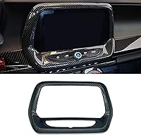 Vista 1 de MICROCK Marco de pantalla de consola central, salida de aire, cubierta de ventilación de CA para Chevrolet Camaro 2017 2018 2019 2020 2021 2022 2023