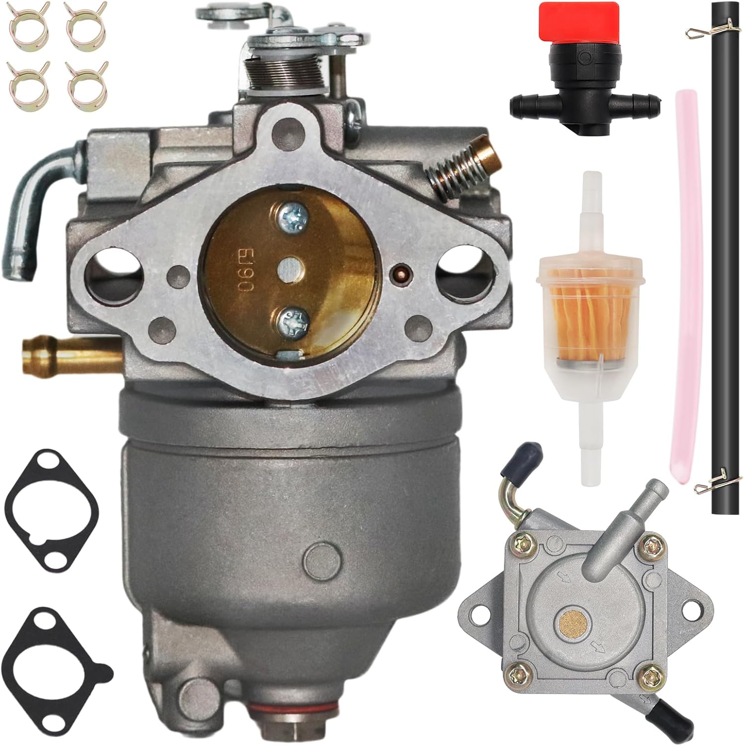 AM109205 Carburetor for Kawasaki 15003-2398 for John Deere GT242 GT262 GT275 F510 F525 LX170 LX172 LX175 LX176 LX240 Mowers Tractors Engine with Fuel Pump