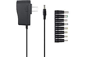 AC to DC 9V 1.5A Power Supply Adapter with 5.5mm x 2.1mm Connector Plug