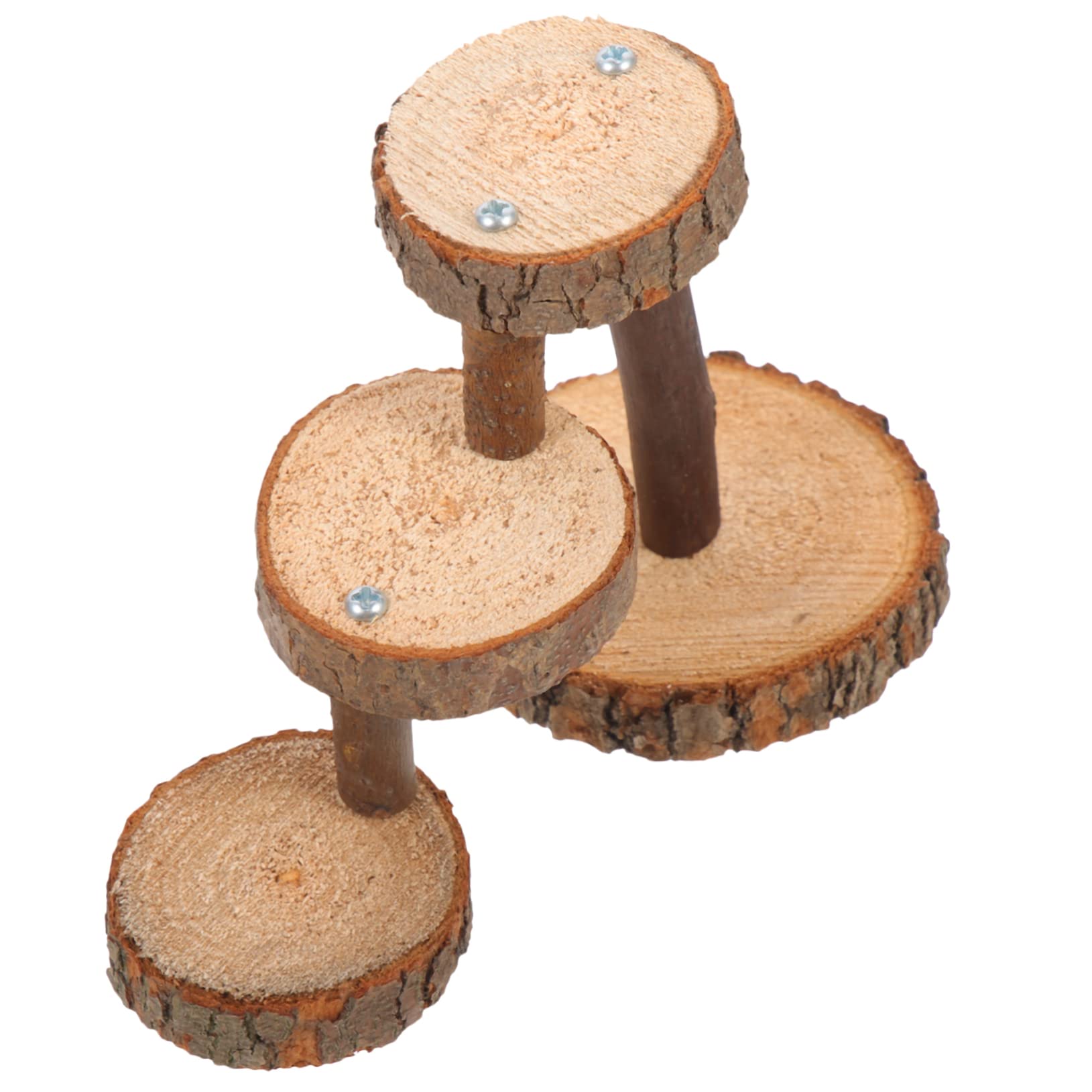 POPETPOP 3sätze Kletterspielzeug Für Kleintiere Holzleiter Für Hamster Eichhörnchen Und Andere Nager Und Installieren Fördert Und Spielspaß