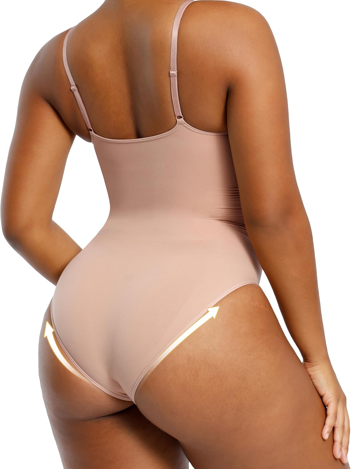 SHAPELLX Bodysuits for Women Tummy Control Shapewear Butt Lifting Shapewear Comfy Body Shaper for Women