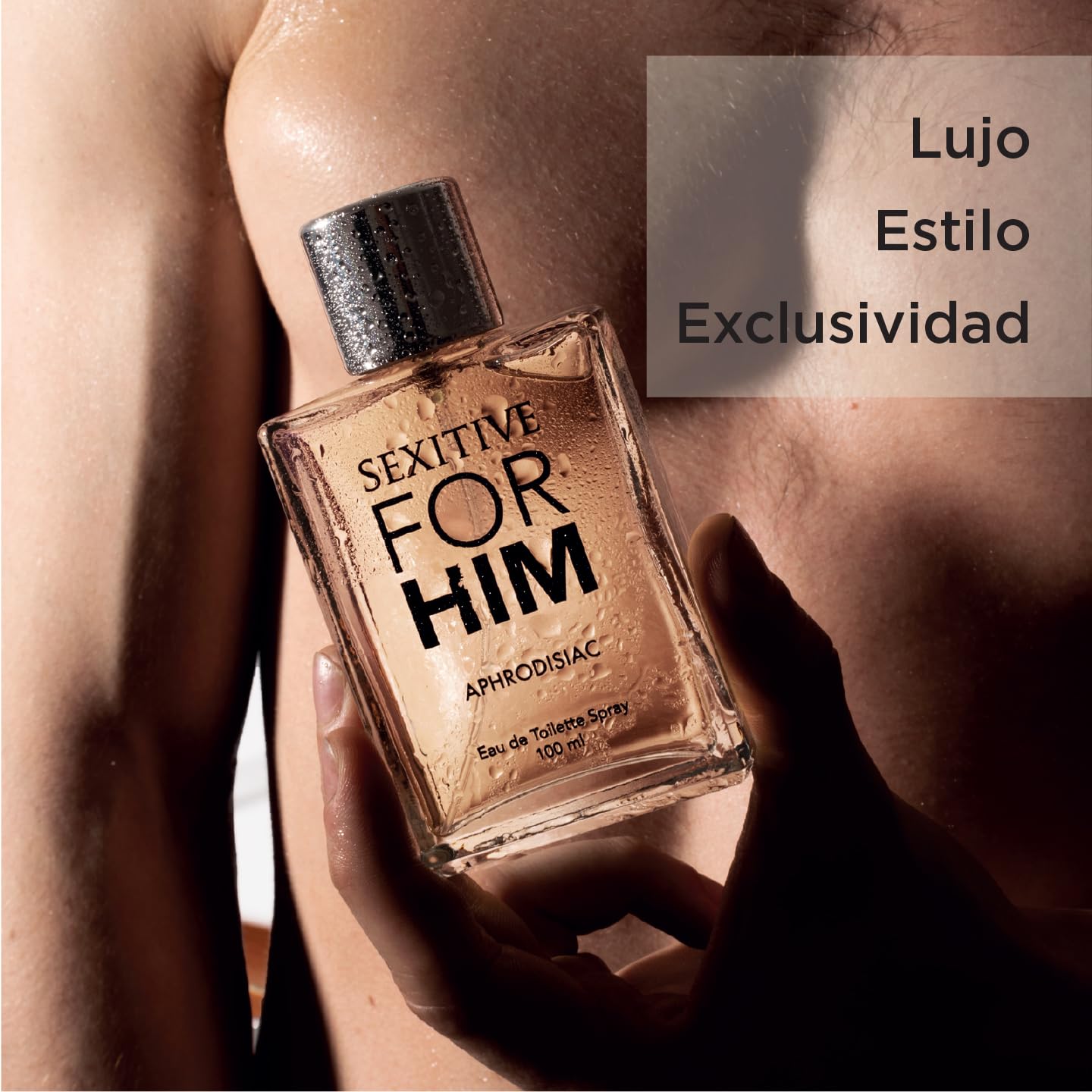 FOR HIM VIP. Perfume para hombres. Con Feromonas para atraer a las mujeres. Audaz fórmula extra fuerte. Pheromone Strong. Deseo Absoluto. 100 ml - 3.4 fl oz