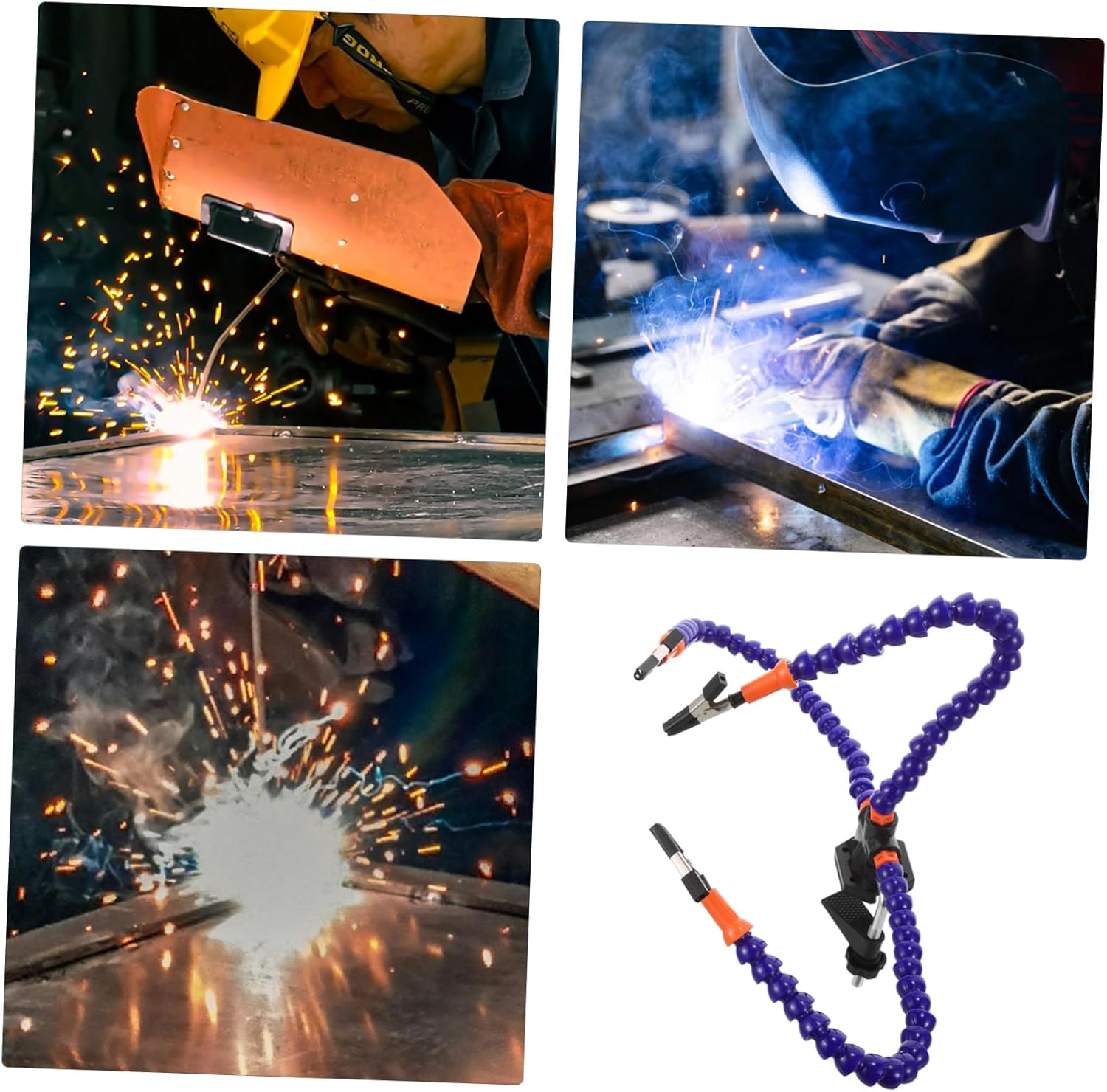 Gadpiparty 5sets Soldering Station Clamp Third Hand Welding Tool Wire Soldering Clamp Pcb Holder