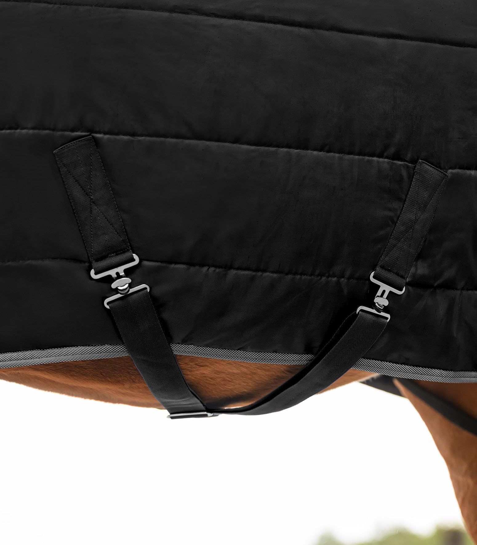 WALDHAUSEN Economic - Manta de establo (100 g, 115 cm), color negro