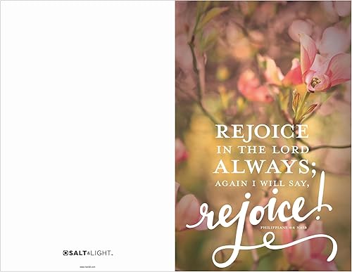 Regocíjate en los boletines de la iglesia The Lord Always Church, 100 unidades