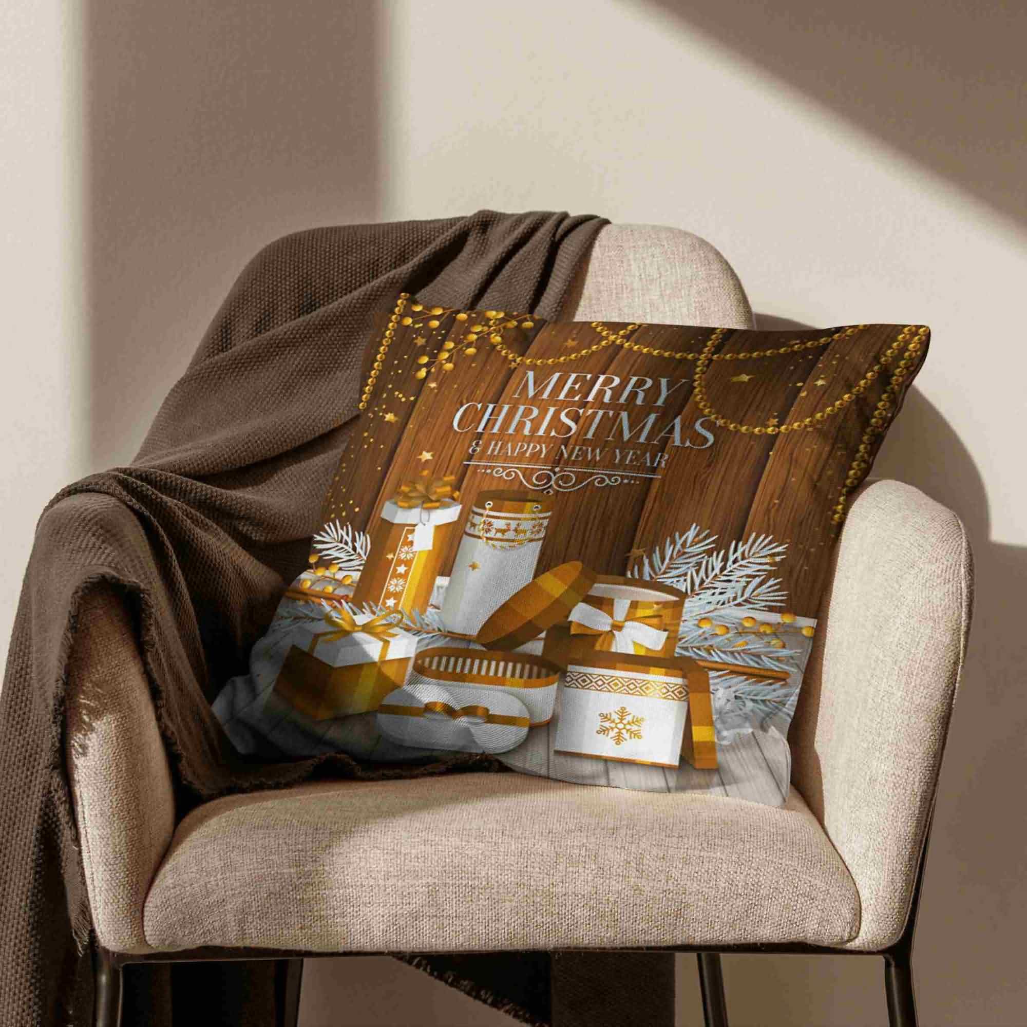 CEVAN Leinen Kissenbezüge Landhausstil Kissenbezug Setmei Weihnachten Kissenbezüge Loungemöbel Kissenbezug Aesthetic Kissenbezüge Sofa Dekor 50x50cm,4Pcs