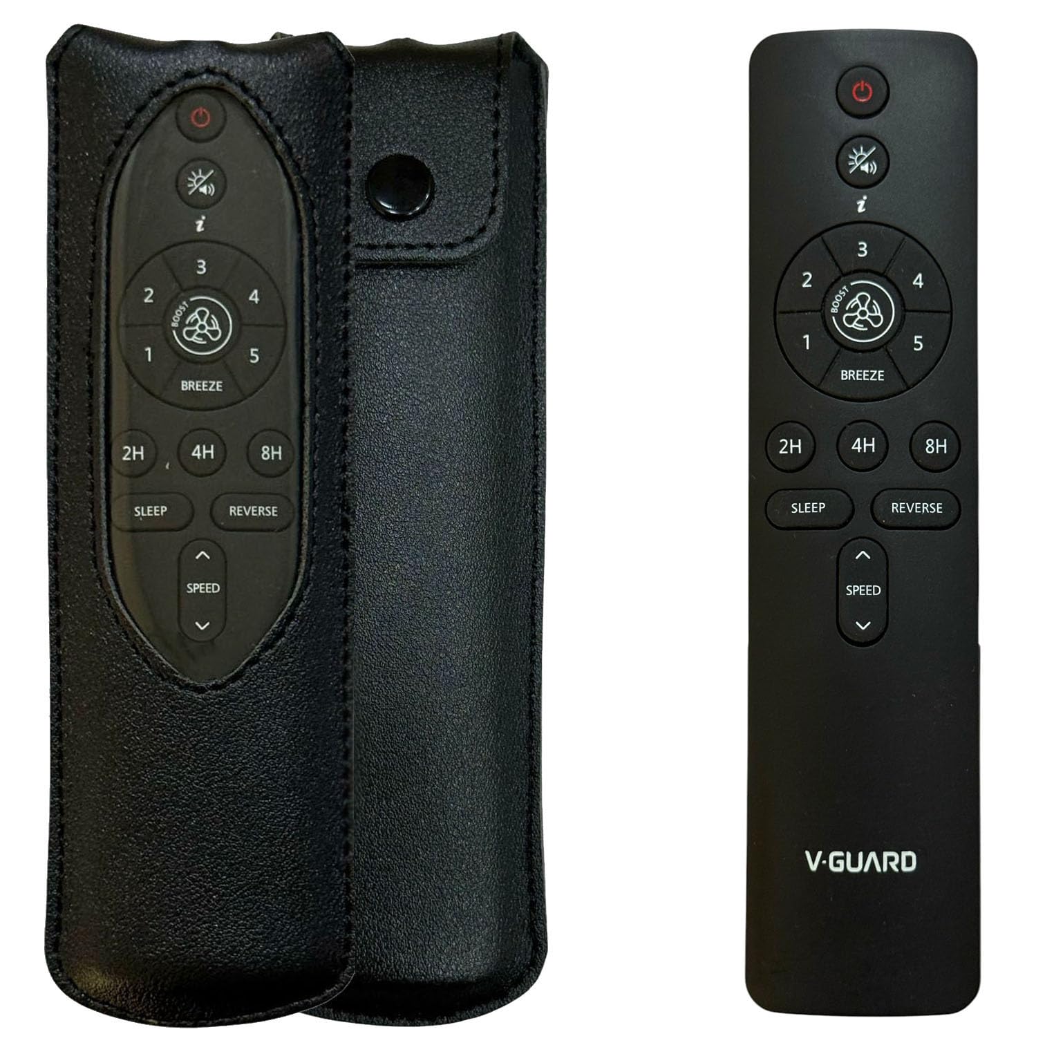 Zaoma Flip Case Cover Compatible for Remote of V-Guard Insight-G Premium BLDC Ceiling Fan with Remote (Please Match The Image with Your Existing Remote Before Placing The Order) (FANREM_408_BLK)-image-10
