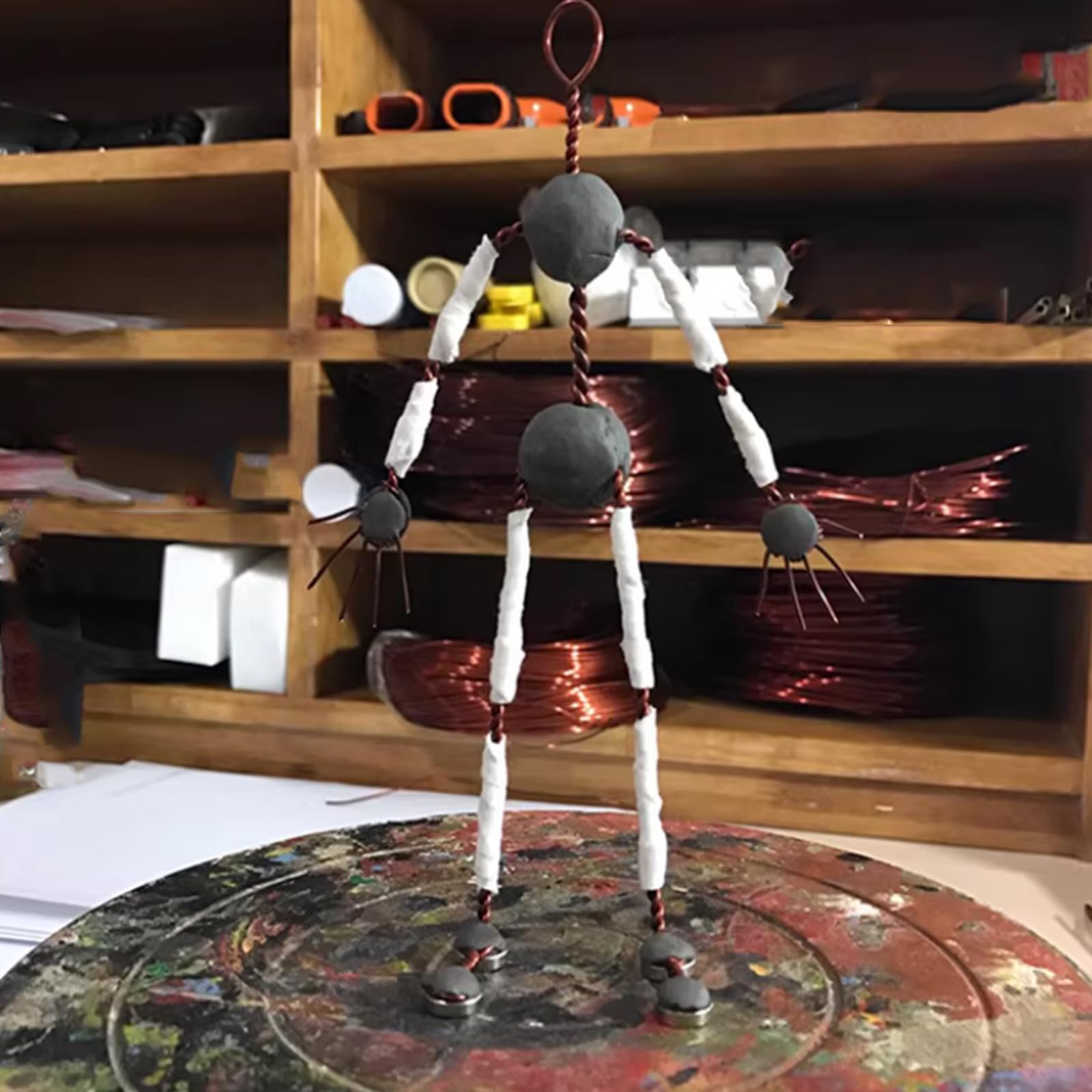 18CM,YXINHONGYUE Zestaw do mocowania stop motion, zestaw armatury poklatkowej ze stali nierdzewnej dla animatorów fotograficznych Clamation i projektów kreatywnych zawiera 5 złączy (32 cm)