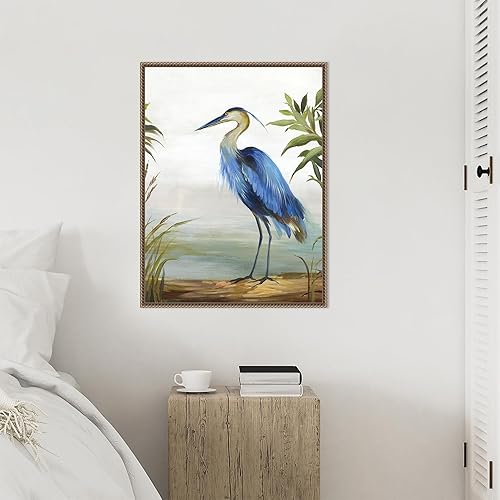 Miniatura 6 de Amanti Art Lienzo enmarcado para pared, 30 x 23 pulgadas, garza azul por Aimee Wilson, lienzo enmarcado para pared, obras de arte de animales,