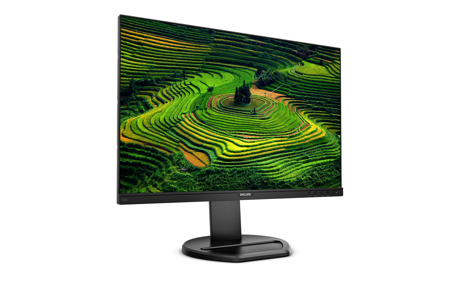 Philips 230B8QJEB/00 Monitor 22.5' IPS, WUXGA 1920x1200, VGA, DVI, HDMI, DisplayPort, Speakers Integrati, Regolabile Ergonomicamente