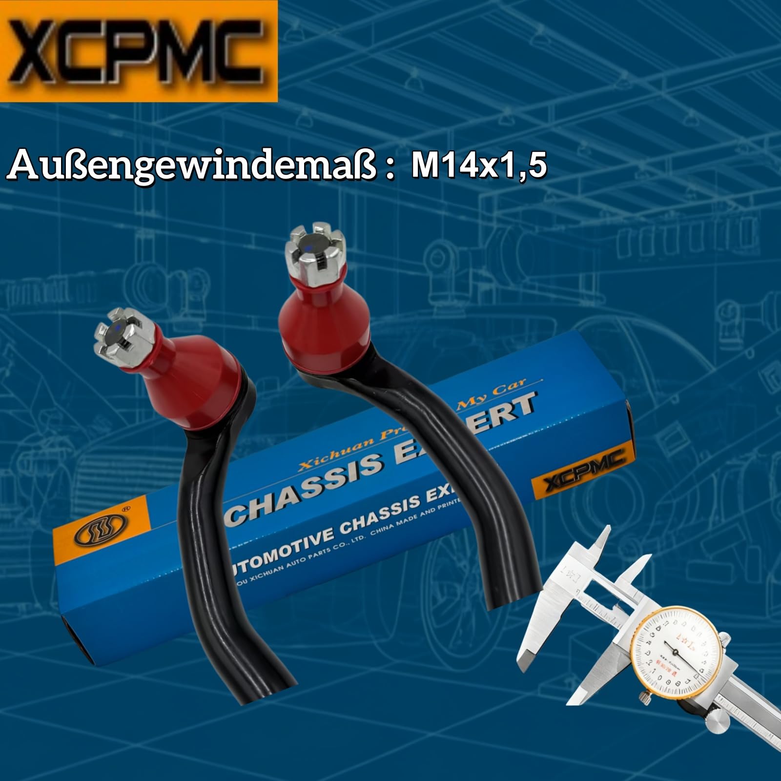 2x Rotule de Direction Avant pour NP300 Navara D40 D8520-EB70A D8640-EB70A