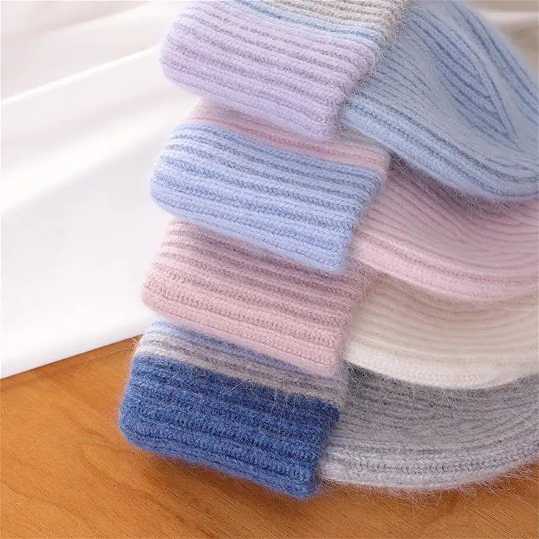 Wvapzxx Chapeau D'hiver Pour Femmes, Bonnet En Fourrure D'hiver, Bonnet Skullies Chaud En Cachemire