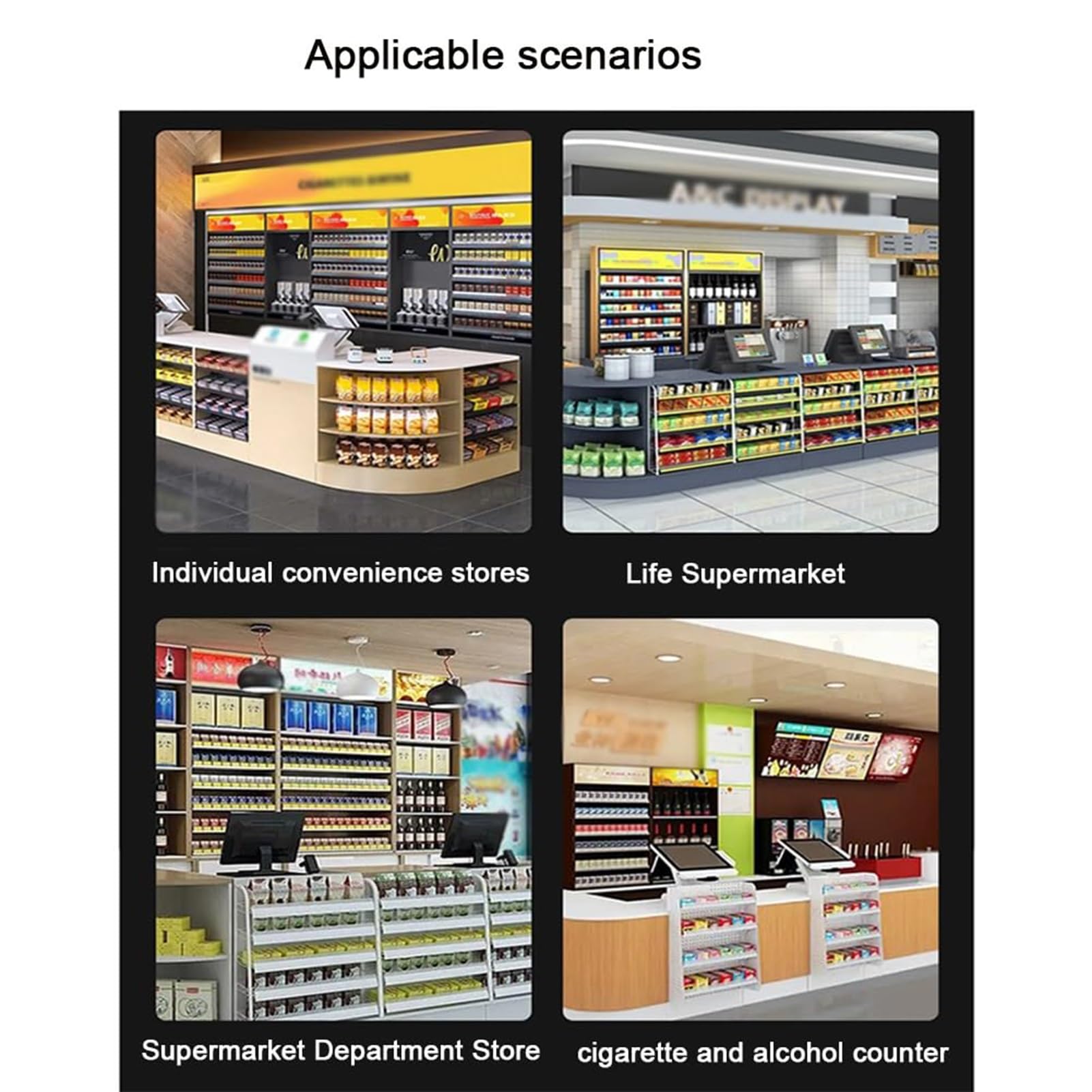 販促品 什器 事務店舗用品 タバコ収納棚 アクリル A04 たばこ前出し