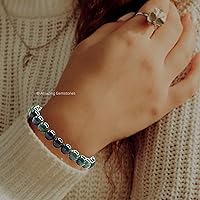 Vista 251 de Amazing Gemstone Crystal Bracelet for Women Men's Gifts - Protection Healing Crystal Bracelet - 8mm Gemstone Beaded Adjustable Bracelet Pulseras