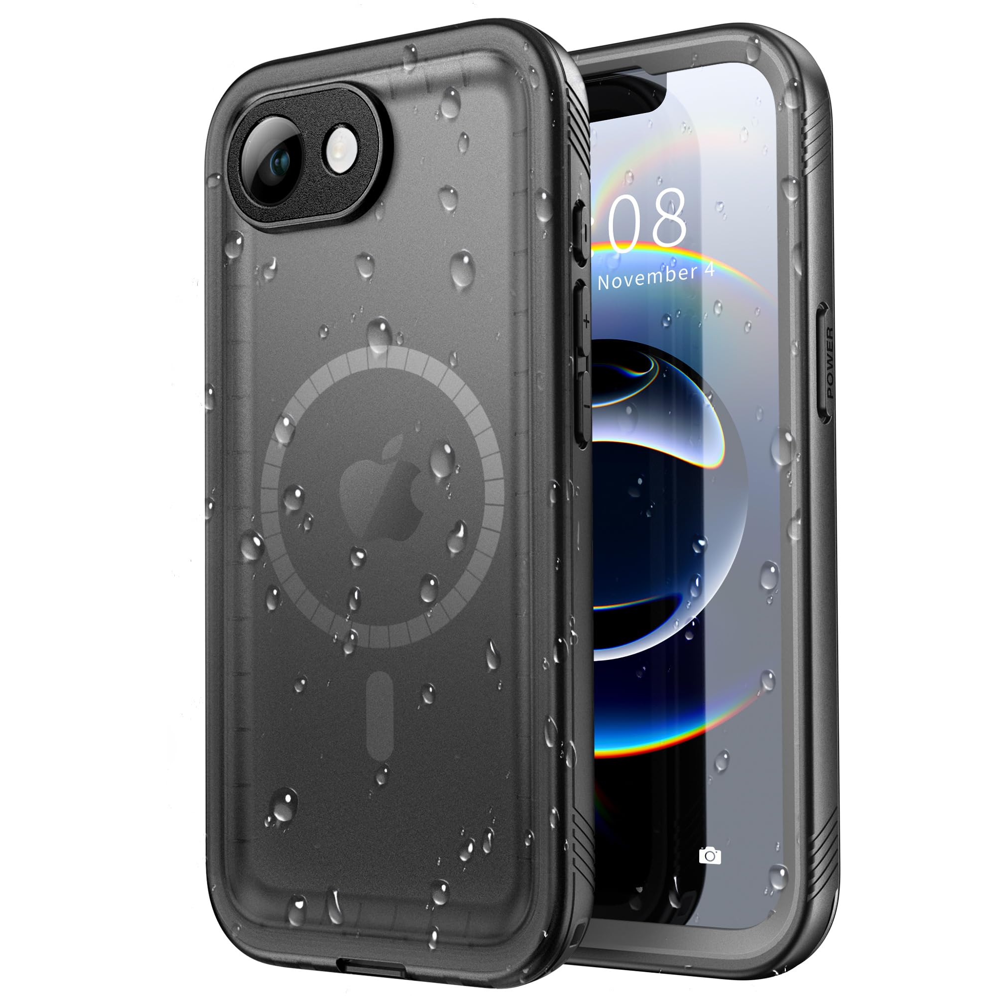 SPORTLINK Hülle Wasserdicht - 360 Grad Outdoor Schutzhülle Handyhülle Kameraschutz Displayschutz IP68 Waterproof Staubdicht Stoßfest Panzerhülle
