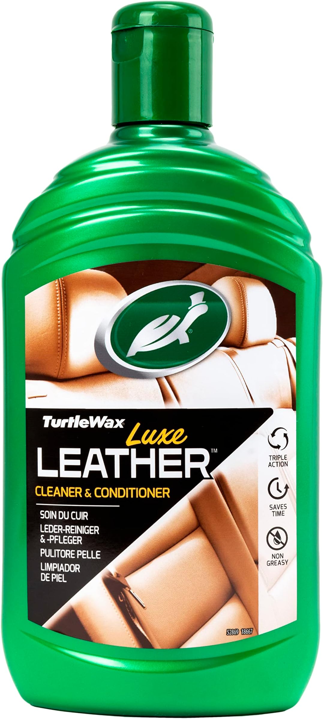 Tutle Wax Luxe Leather To Clean and Protect Leather Interior, 500 ml
