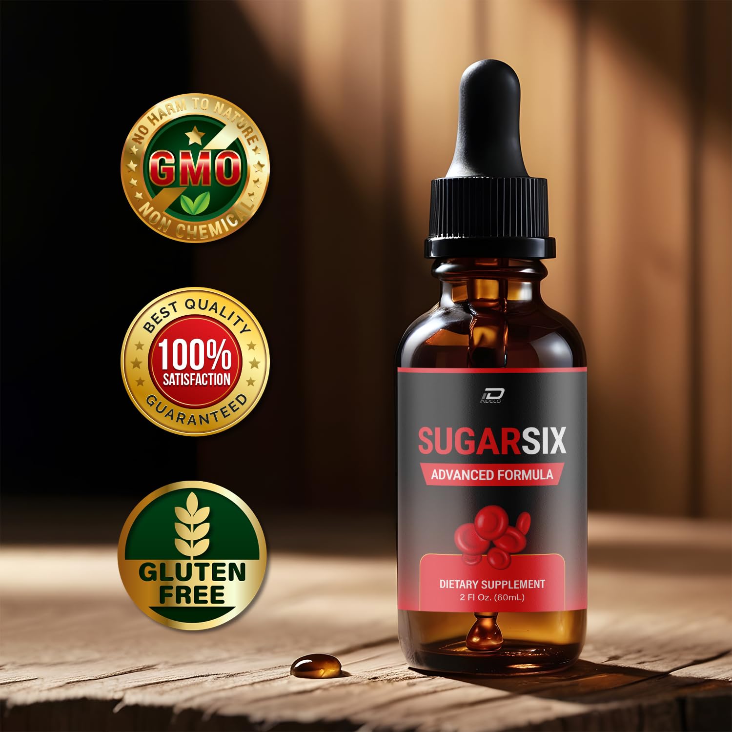 Amazon.com: Indelo Sugar Six Drops Fórmula saludable – Gotas de