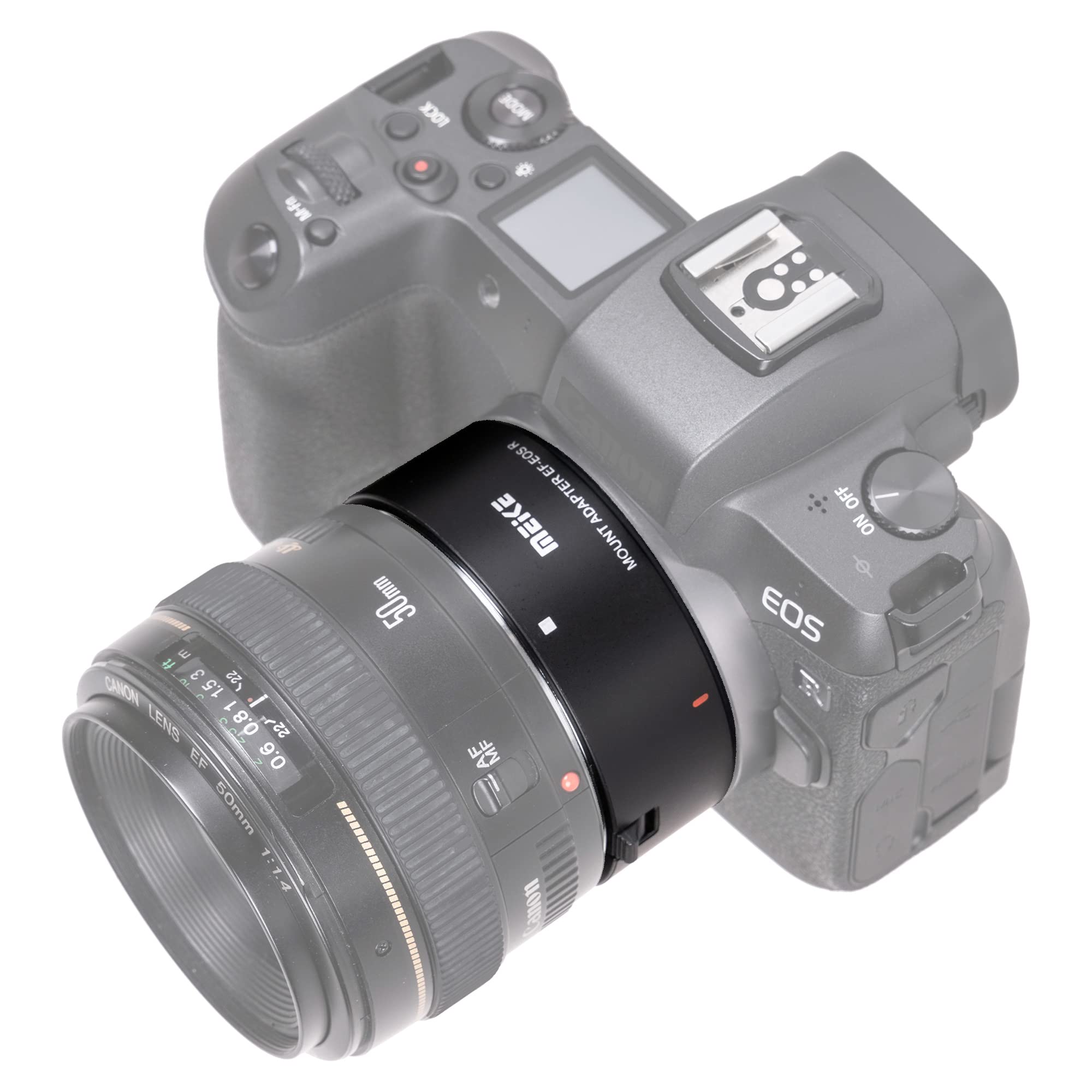 AF Autofokus Objektivadapter Kompatibel mit Canon EF/EF-S Objektive & EOS R Mount Systemkameras MK-EFTR-A