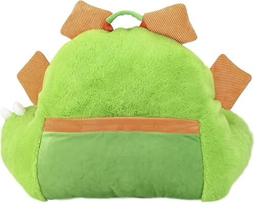 Miniatura 3 de Aterrizaje Suave | Rincones de anidación | Respaldo de personaje premium con asa de transporte y bolsillo trasero - Respaldo de dinosaurio de