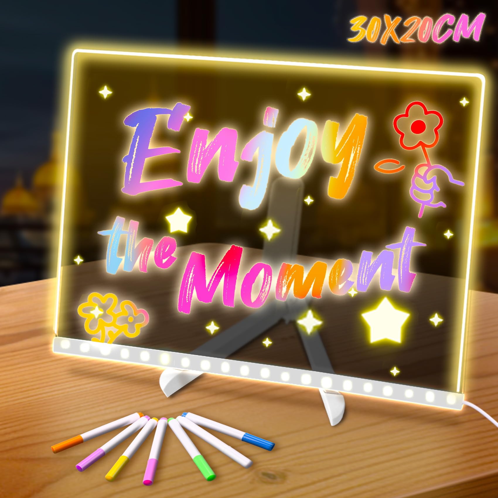 Tablette Lumineuse Dessin pour Enfants Tableau Lumineux Message LED Tablette Lumineuse Dessin pour Enfants Tableau Lumineux Message LED