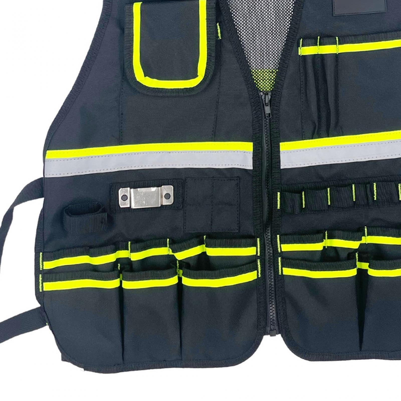 predolo Chaleco para herramientas de electricista, estilos de chaleco, bolsa de herramientas, accesorios, organizador, bolsa de almacenamiento, soporte para