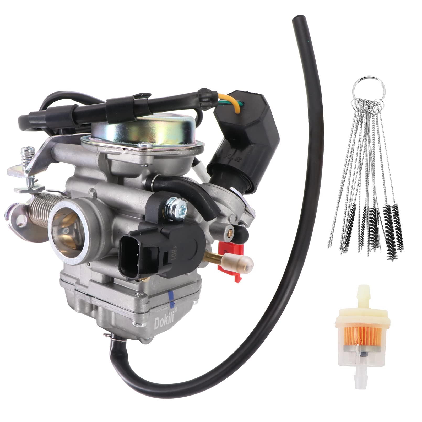 Sport-Vergaser 19 Mm Komplett – Für China-Roller 50-80 Ccm, Mit Kaltstartautomatik, Passend Für GY6 & Andere