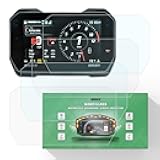 Mogico Motorcycle Accessories Nano Glass Dashboard Screen Protector Kit for Ducati Multistrada V4 / V4S / V4S Sport / V4 Pikes Peak 2021+ (2x Ultra Clear & 2x Anti-Glare)