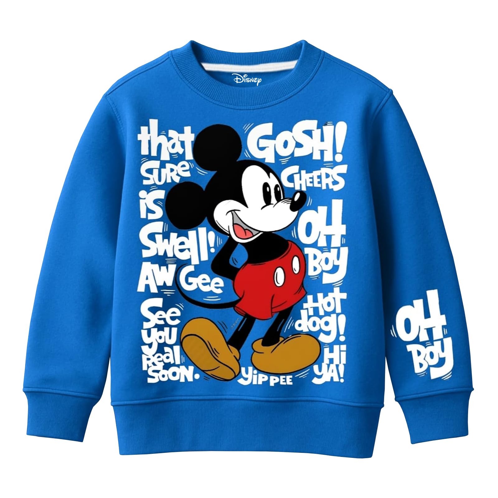 Kuchipoo © Disney Boys Regular Fit Winterwear Sweatshirt-picture-22