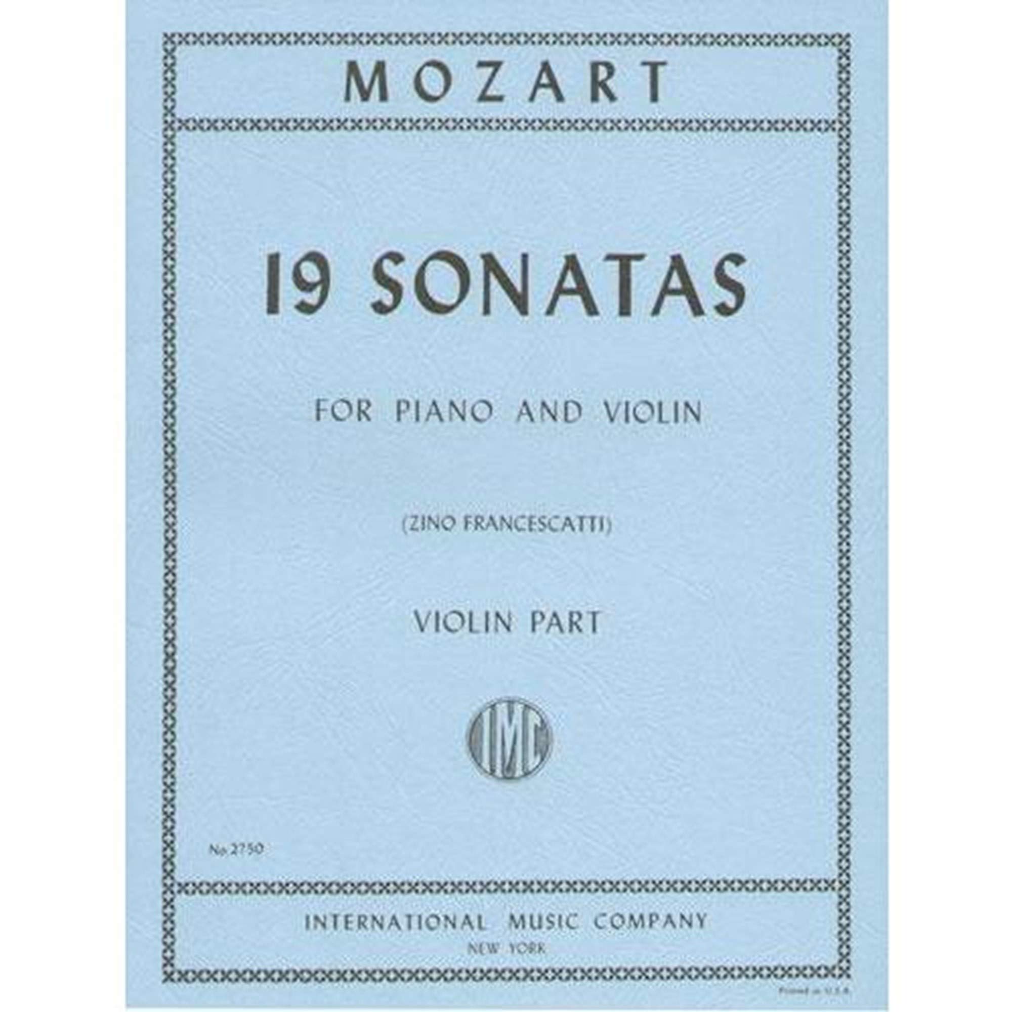 Amazon.co.jp: Mozart, W.A. - Nineteen Sonatas Complete - Violin