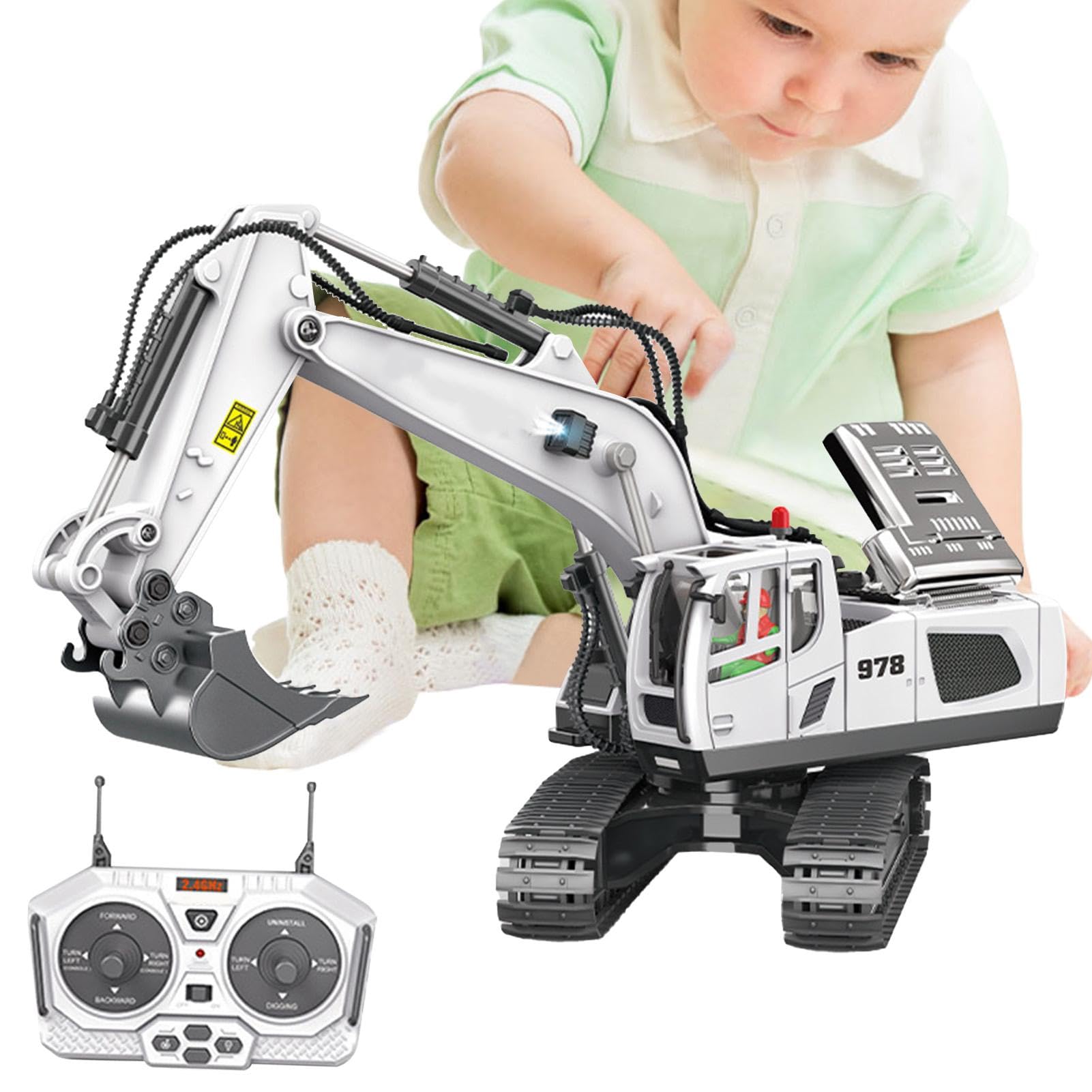 Amazon.co.jp: RC Excavator, RC Excavator, RC Construction Vehicle