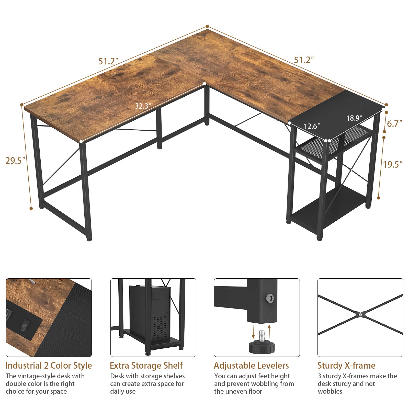 Ecoprsio LShaped Desk Large...B08SJYDGPL