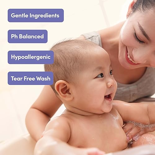 Miniatura 4 de Aveeno Baby Bathtime Solutions Mommy & Me Gift Set, Baby Wash & Shampoo, Calming Bath, Daily Moisturizing Lotion and Stress Relief Body Wash for