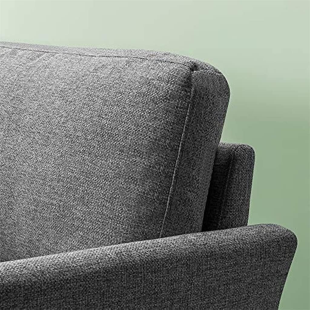 Sofa Couch/Easy, Tool-Free Assembly, Soft Grey