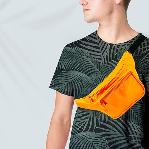 Miniatura 2 de Cangurera Premium Funny guy - Diferentes estilos disponibles, talla única , Anaranjado Neón