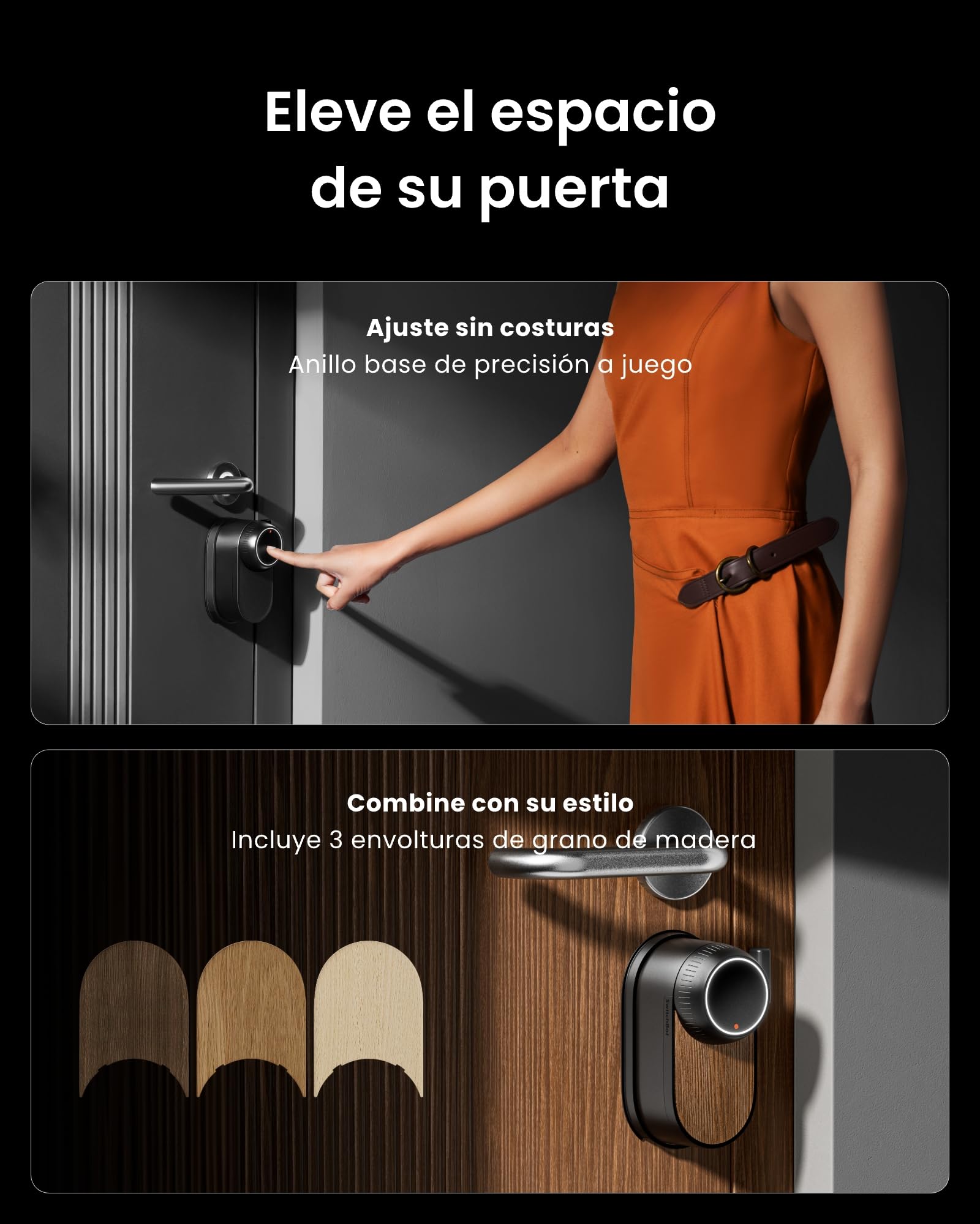 SwitchBot Lock Ultra, Cerradura Inteligente WiFi con Teclado con Reconocimiento Facial 3D, Huella Dactilar, Cerradura Electrónica con Batería Recargable, Admite Matter, Alexa, Google, IFTTT