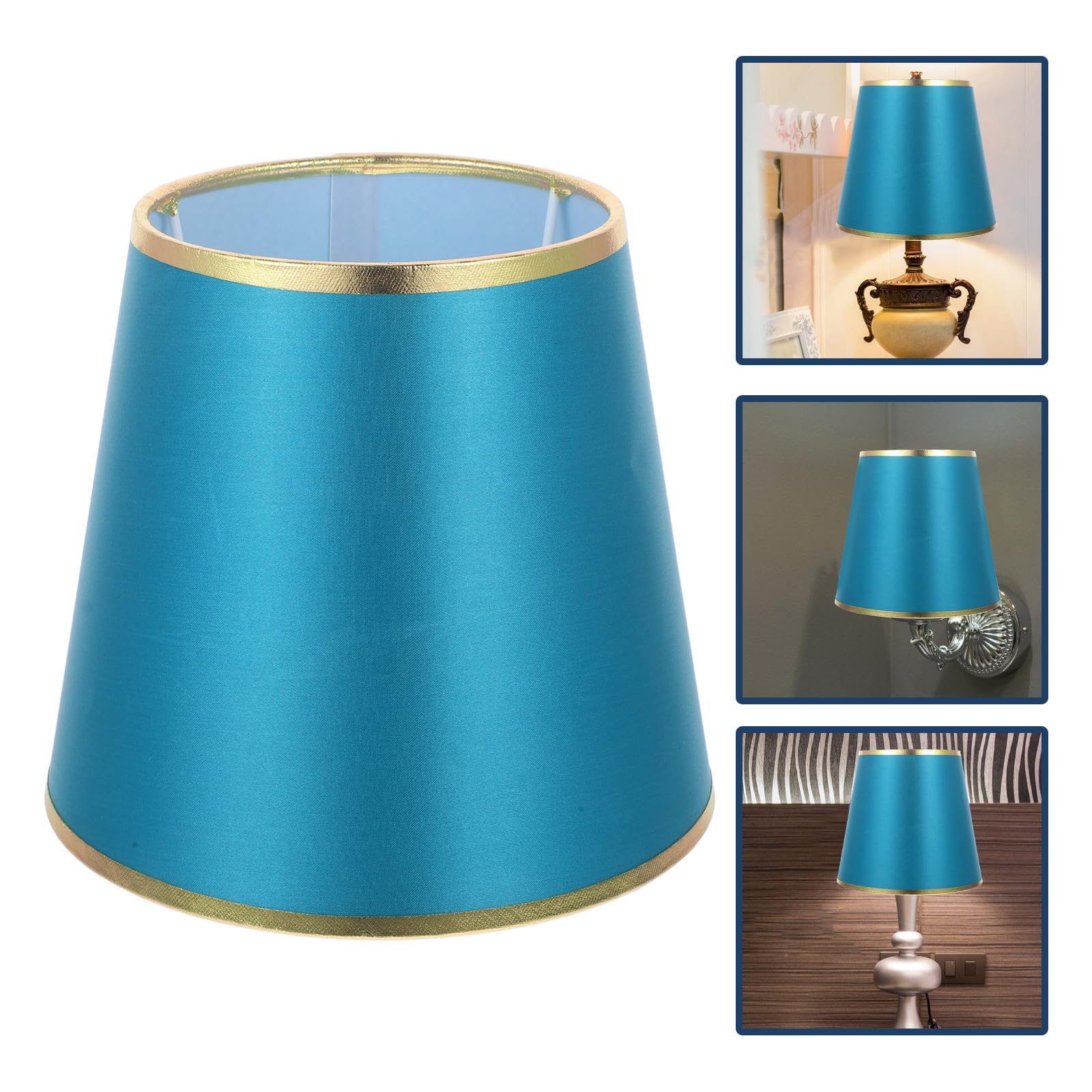 Lampenschirm Rund E27 aus Gewebe, Moderner Ersatz für Tischlampe