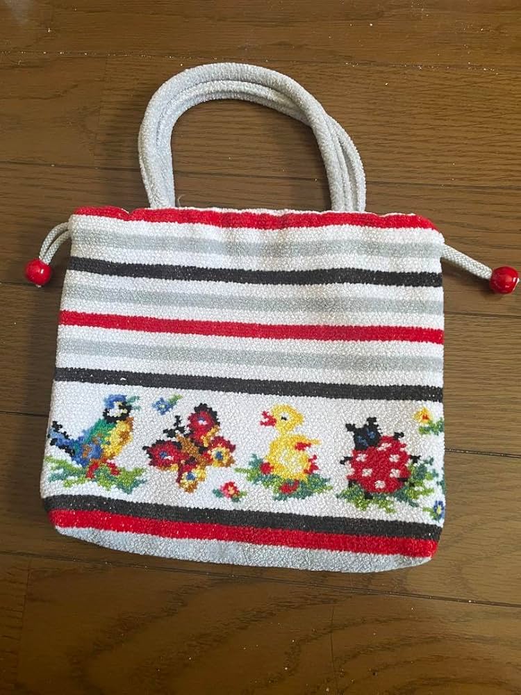 完売品　FEILER フェイラーJAL限定ハイジ巾着バッグ Amazon.co.jp: 極 完売 フェイラー ハイジ JALコラボ 手 巾着