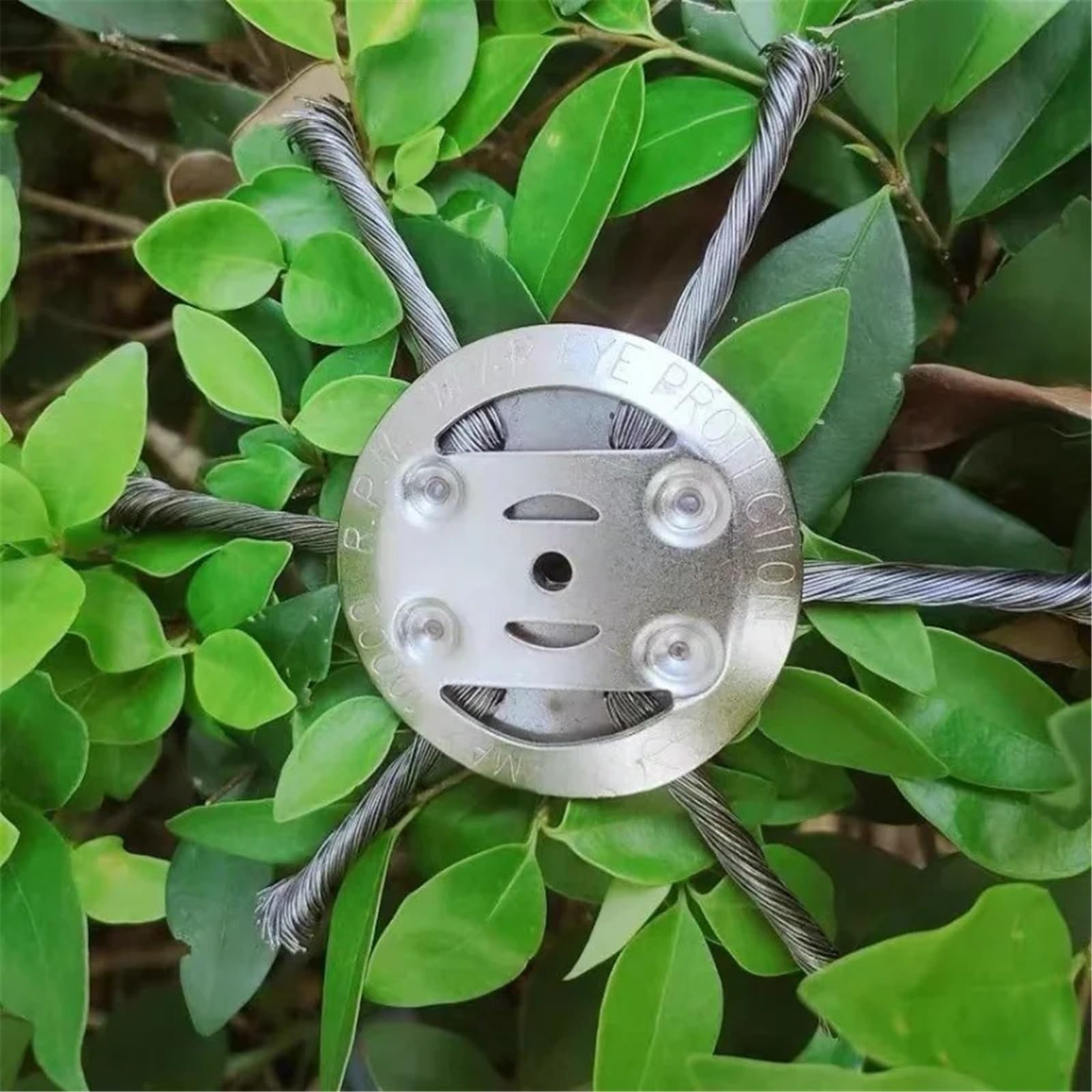 Roue antirouille disque de désherbage pour fil de tondeuse à gazon