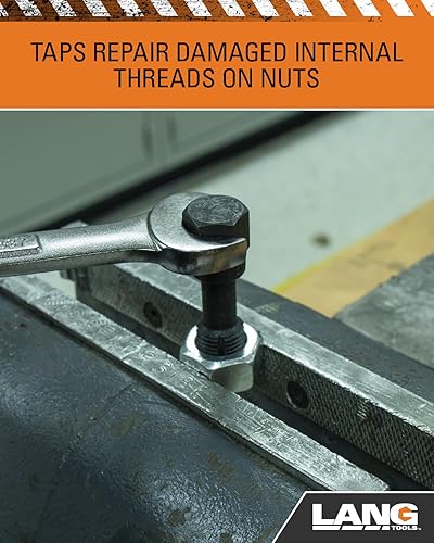 Miniatura 5 de Lang Tools 2581 juego restauración de 26 piezas de roscas, terrajas y machos de roscar