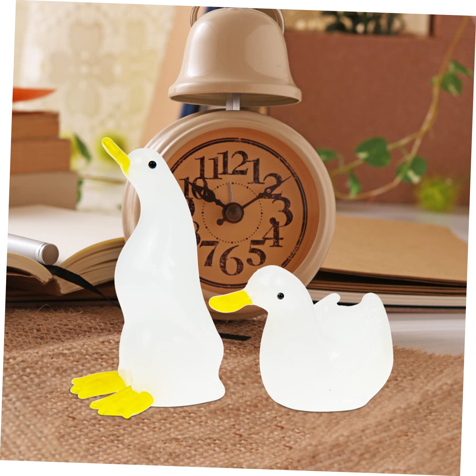 PRETYZOOM 6 STK Mini-Kristalle Desktop- Miniatur-kristalltier Miniaturdekoration Regaldekor Für Regale Esstisch Mittelstücke Ornament Zubehör Weißer Kristall Glas