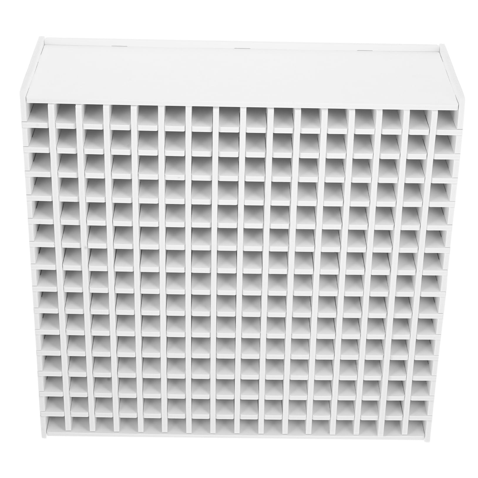 Portapenne Astuccio Bianco 240 Slot in Abs, Organizer Multifunzione | Festa Scuola Decor, Capienza Ampia, Salvaspazio da Scrivania per Studenti e Insegnanti