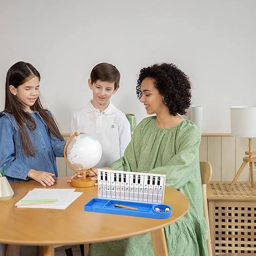 Miniatura 6 de 12 piezas de soporte de escritorio y bandeja de parque, soporte para placas de nombre de escritorio organizador con agarre adhesivo y accesorio de