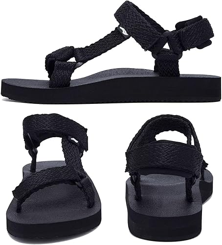 Miniatura 2 de Sandalias deportivas originales para mujer, sandalias de senderismo con soporte de arco, plantilla de esterilla de yoga, zapatos de agua ligeros