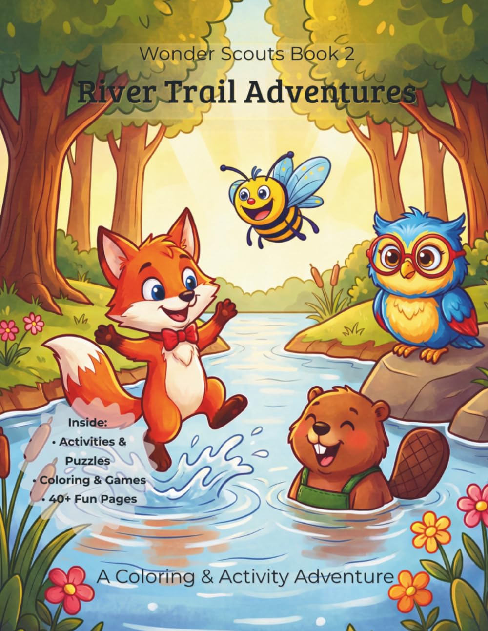 Wonder Scouts Book 2: River Trail Adventures: A Coloring & Activity Adventure (Wonder Scouts Learning Adventures)